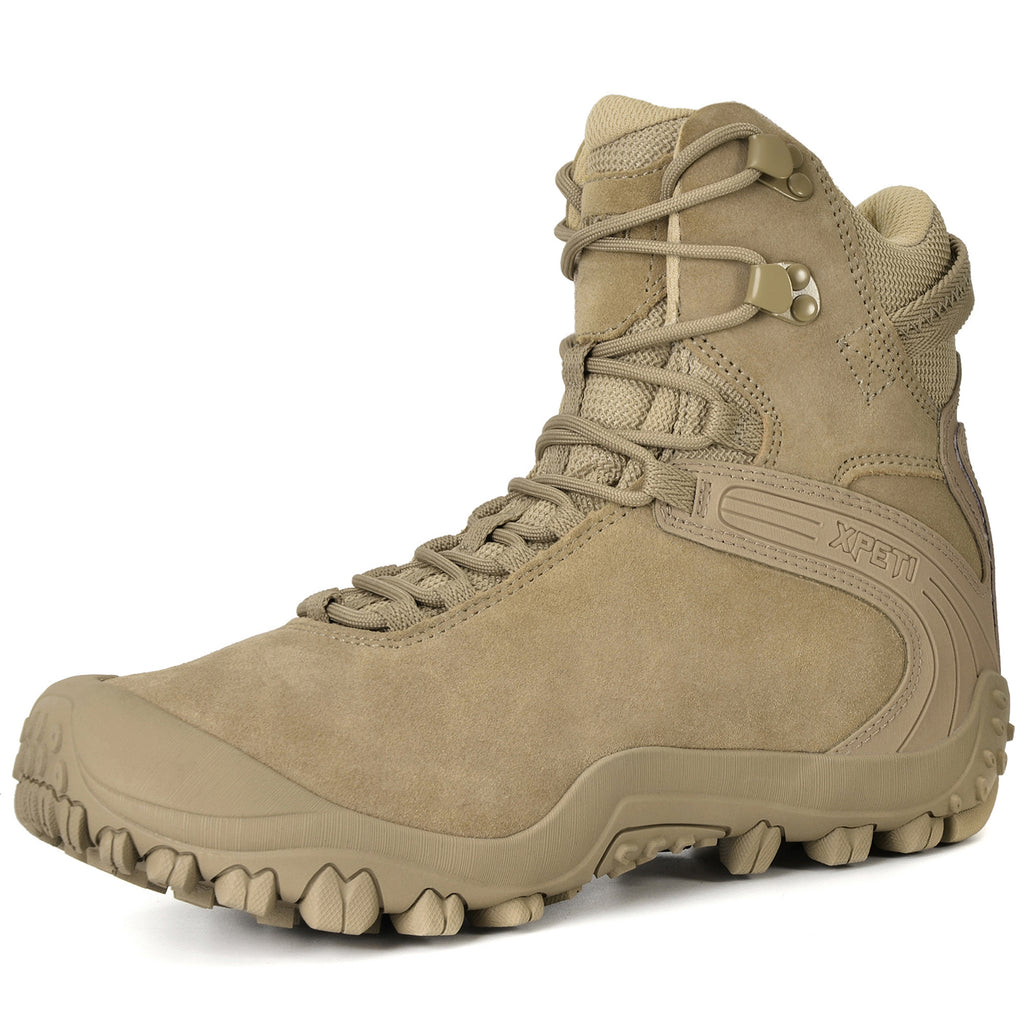 XPETI Men's GRAVEL Hiking Outdoors Combat Military Tactical Boots