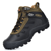 XPETI Men's Highland Waterproof Leather Work Boots Hiking Boots