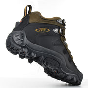 XPETI Men's Highland Waterproof Leather Work Boots Hiking Boots