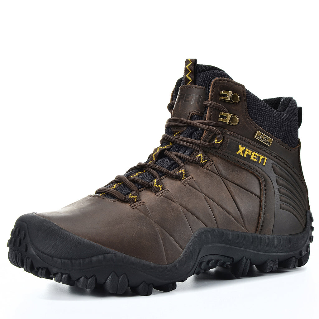 XPETI Men's Quest Waterproof Leather Hiking Boots