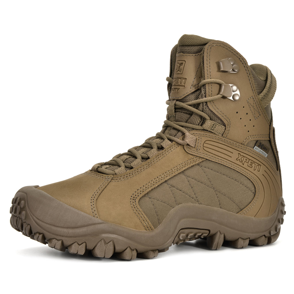 XPETI Men's Raptor Waterproof Combat Military Tactical Boots