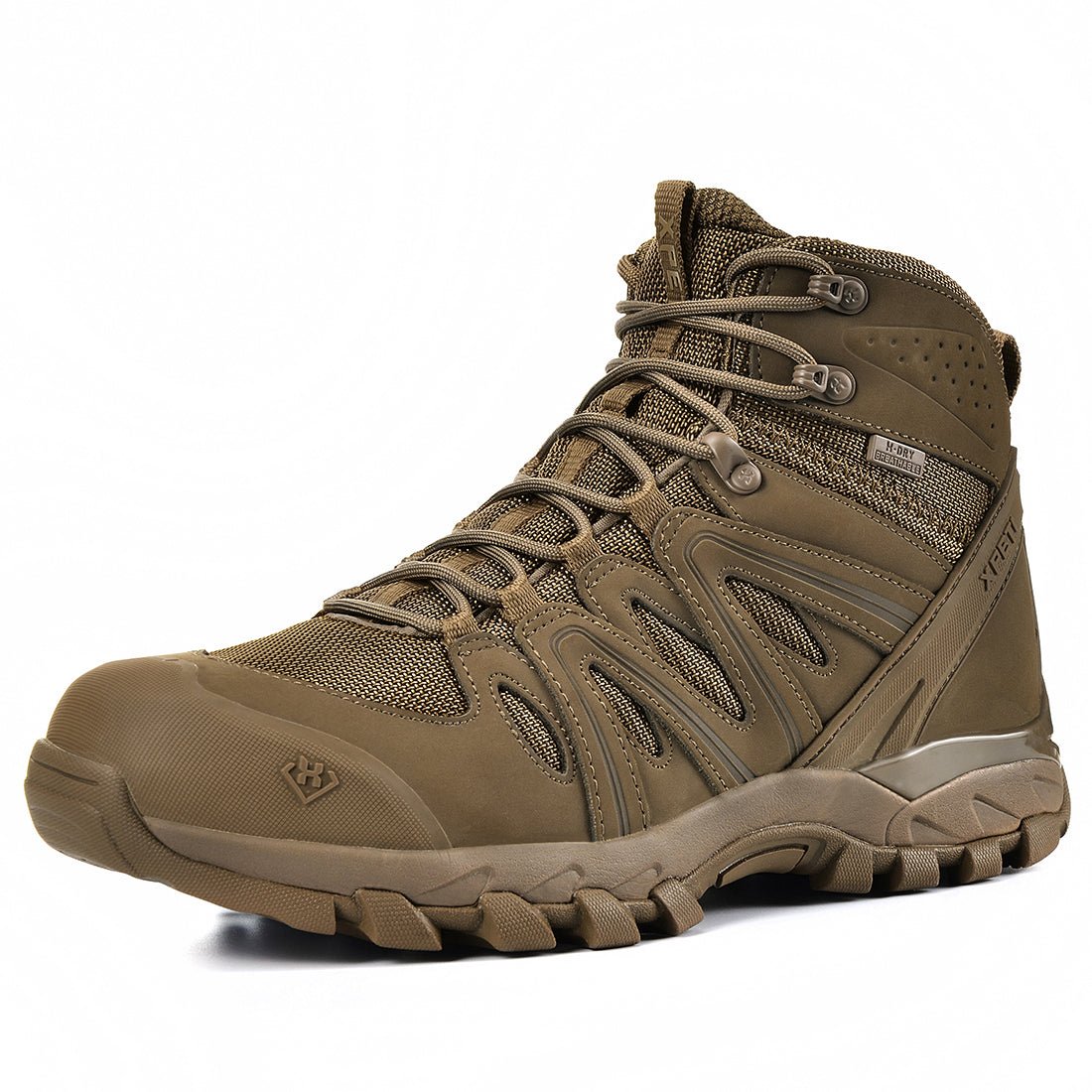 Leoie Leather Ankle-high Military Tactical Boots Waterproof Hiking